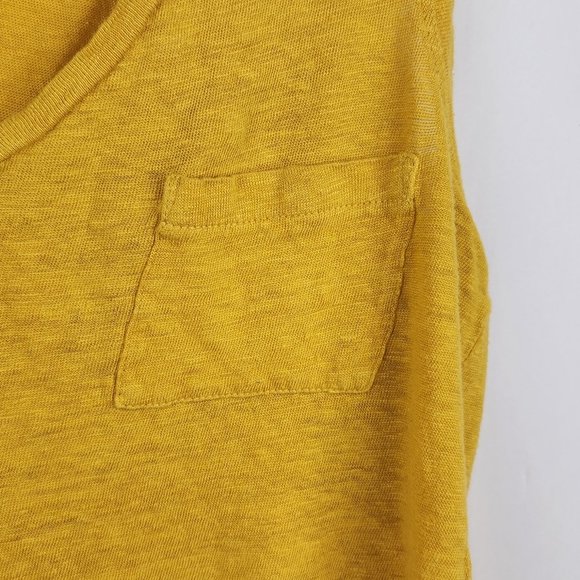 J. Crew 100% Linen V-Neck Pocket Tank sz S - Picture 3 of 6